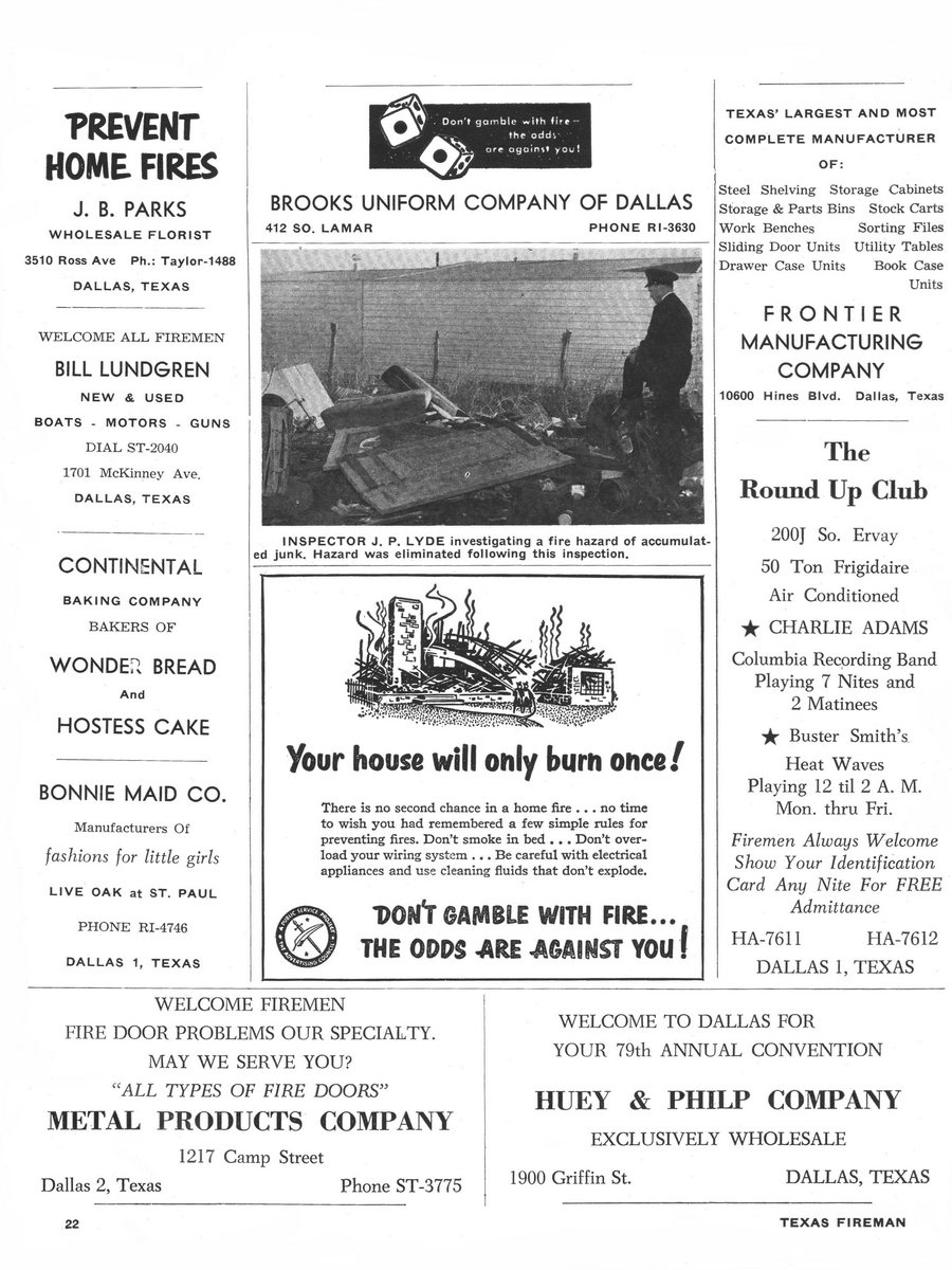 1955 Texas Fireman page 22